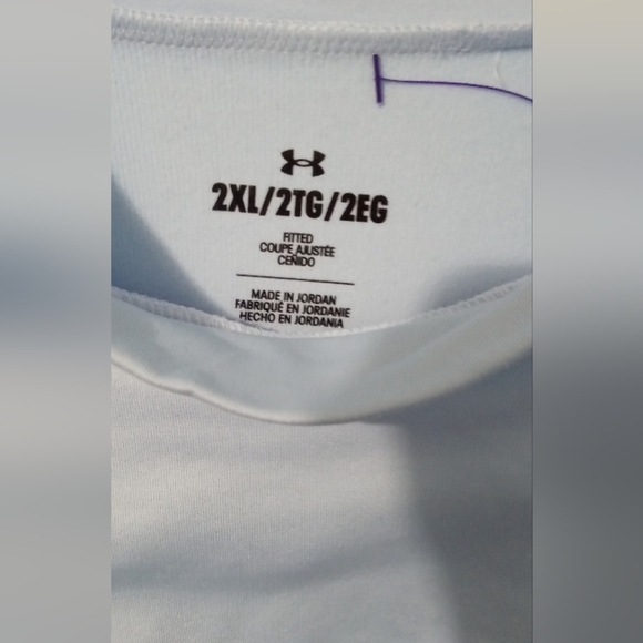 Under Armour Light Blue Long Sleeve Top - Picture 3 of 4